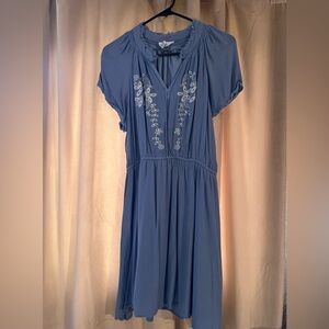 Blue sun dress